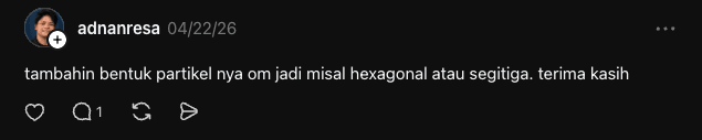 User feedback