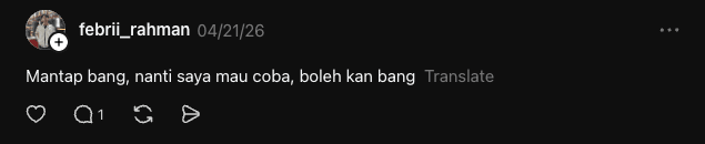 User feedback