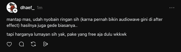 User feedback