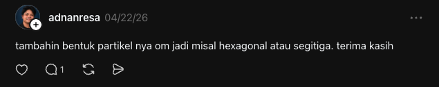 User feedback