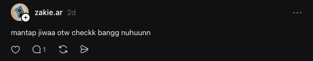User feedback