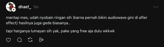 User feedback