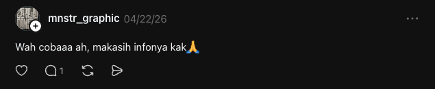 User feedback